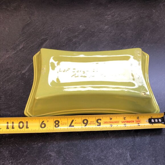 Vintage Green Ceramic Serving Dish 10X7 Kitchenware Tableware Decor - Picture 11 of 11